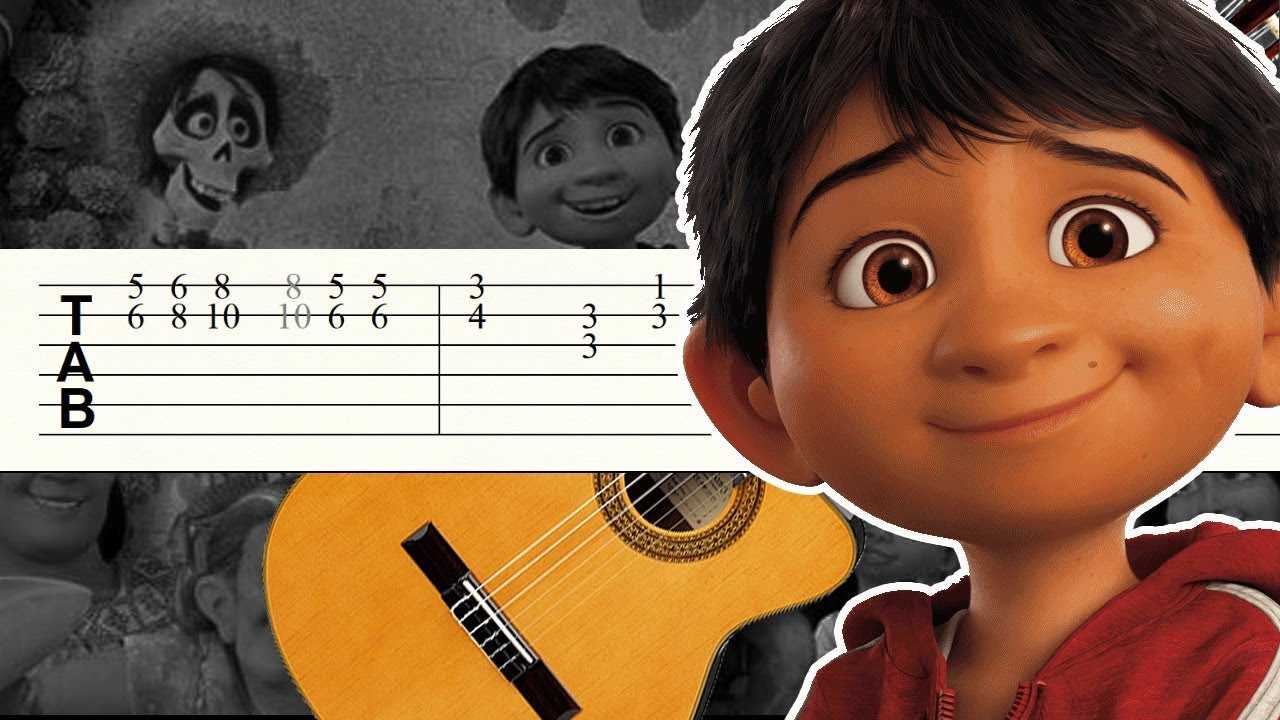 Детские песни — м/ф "тайна коко" песня безумца: аккорды для гитары, текст песни, аппликатуры аккордов