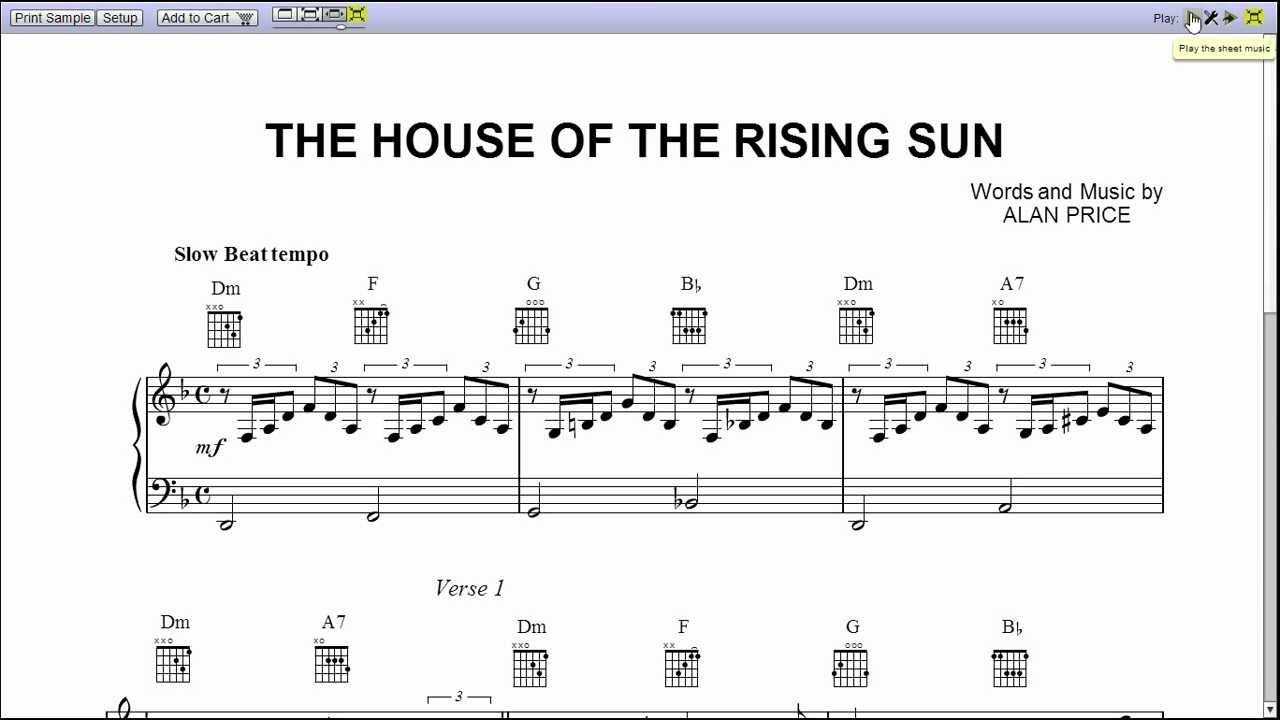 Animals house of rising аккорды. House of the Rising Sun Ноты для фортепиано. Дом восходящего солнца Ноты. The House of the Rising Sun (дом восходящего солнца). Дом восходящего солнца Ноты для фортепиано.