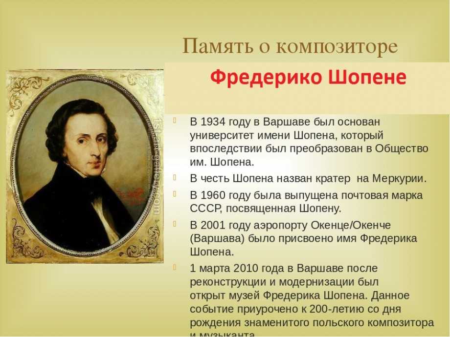 Фредерик шопен — циклопедия