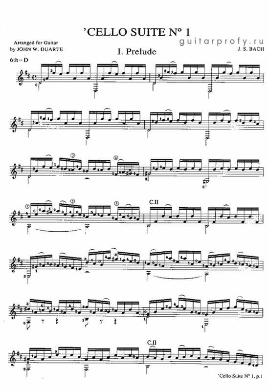 Сюиты для виолончели соло (suite no. 1) original version - виолончель - партитура - канторион, партитура бесплатно
