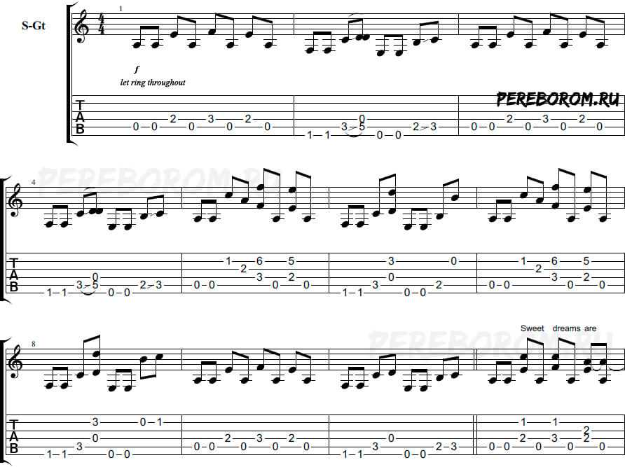 Sweet dreams перевод. Sweet Dreams табы для гитары. Sweet Dreams Marilyn Manson на электрогитаре табы. Свит дримс на гитаре табы. Мэрилин мэнсон Свит дримс табы для гитары.