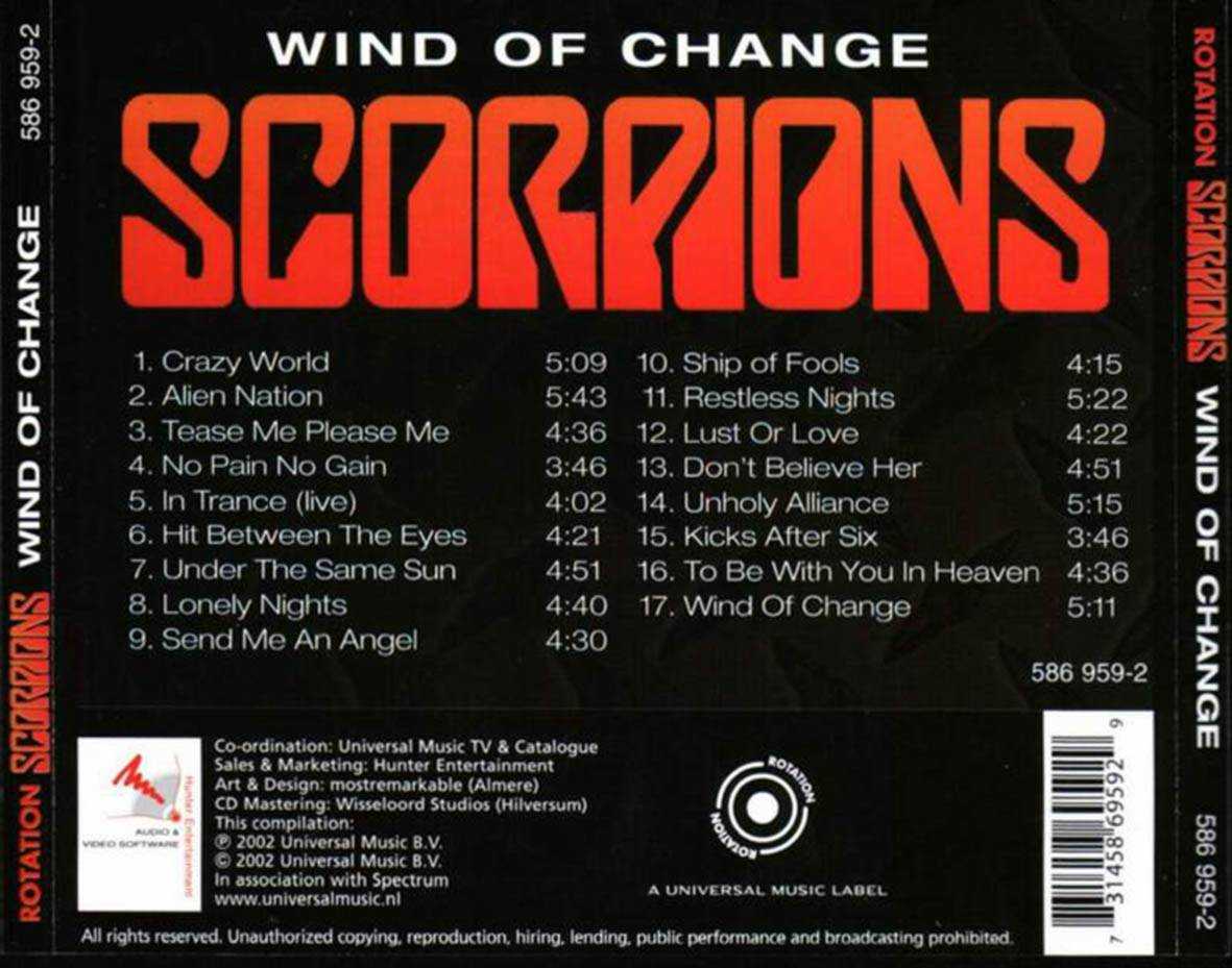 Scorpions wind of changes перевод и текст песни с интересными фактами
